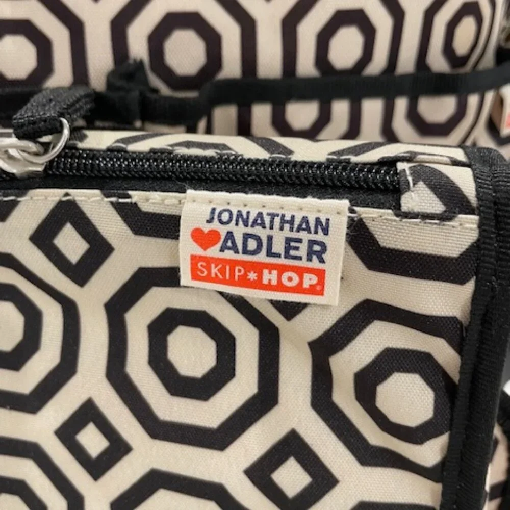 Jonathon Adler Skip Hop Diaper Bag w/Changing Pad